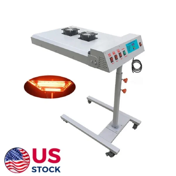 USA 20"x24" Auto IR Flash Dryer with Sensor& PLC Control for Screen Printing