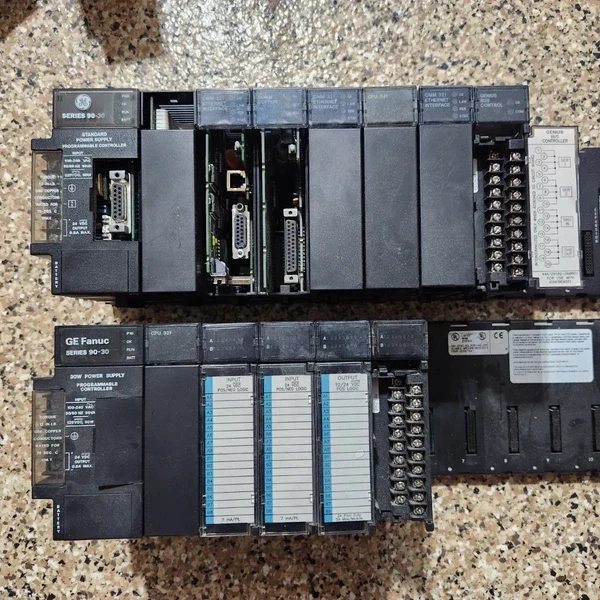GE Fanuc 9030 PLC LOT- Rack, Power Supply, CPU, IO, Comm's