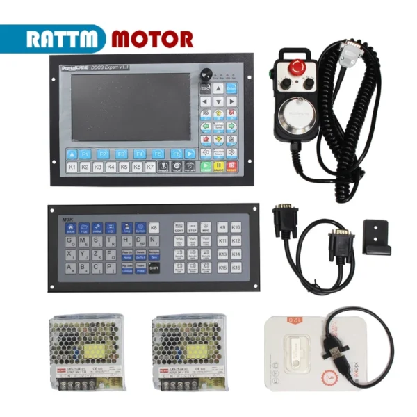 5 Axis DDCS Expert Offline Standalone Motion Controller PLC +MPG Handwheel
