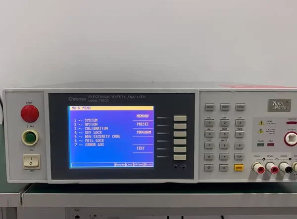 USED ONE Chroma 19032 Electrical Safety Analyzer Quality assurance