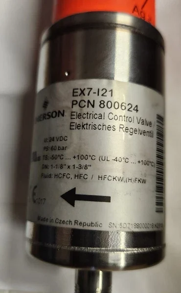 EMERSON EX7 I21 PCN 800624 Electrical Control Valve 1-18" X 1-38" EX7 121 NEW