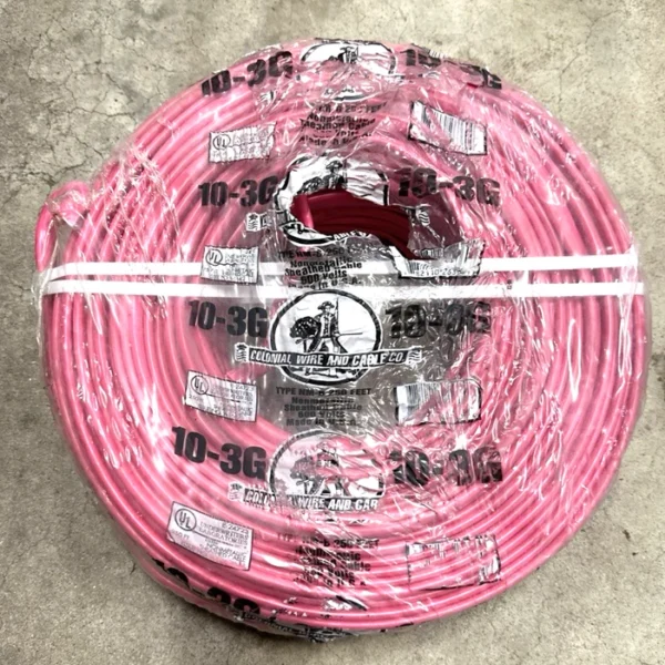 Colonial Wire & Cable Co 103 NM-B 250 FT Copper Electrical Cable-Romex -NEW