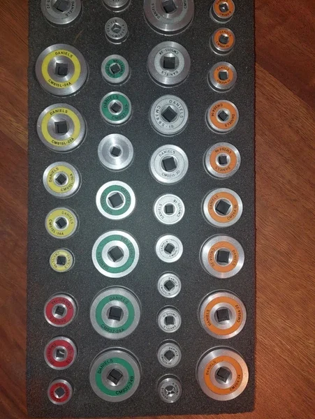 Daniels (DMC) adaptor tools, designed for use with electrical connectors.