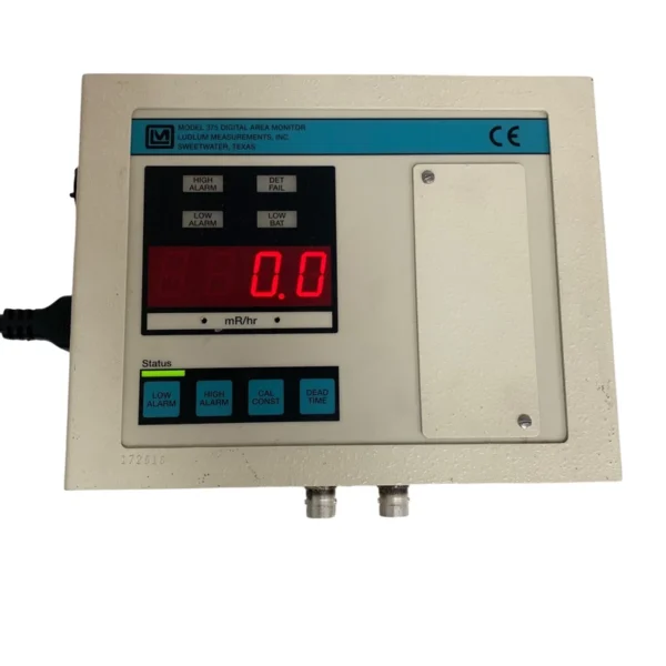 LUDLUM 375 Digital Area Monitor for Radiation Measurement and Detection. Powers