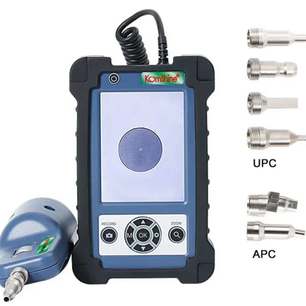 3.5" 400X Fiber Optic Inspection Microscope Video Fiber Inspection Probe APC+UPC