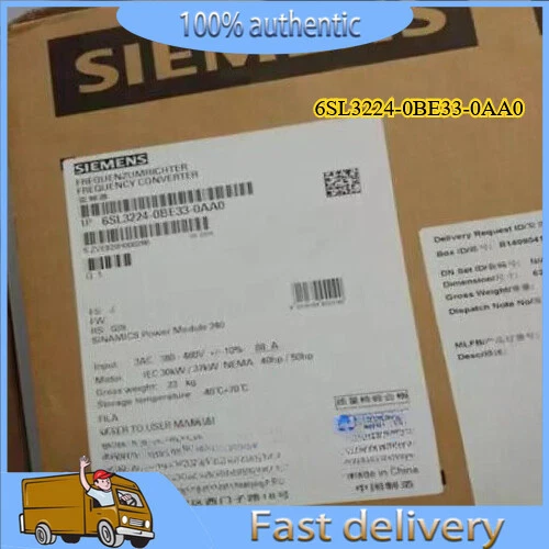 6SL3224-0BE33-0AA0 Brand NEW IN BOX Siemens Fast ship fast shipping