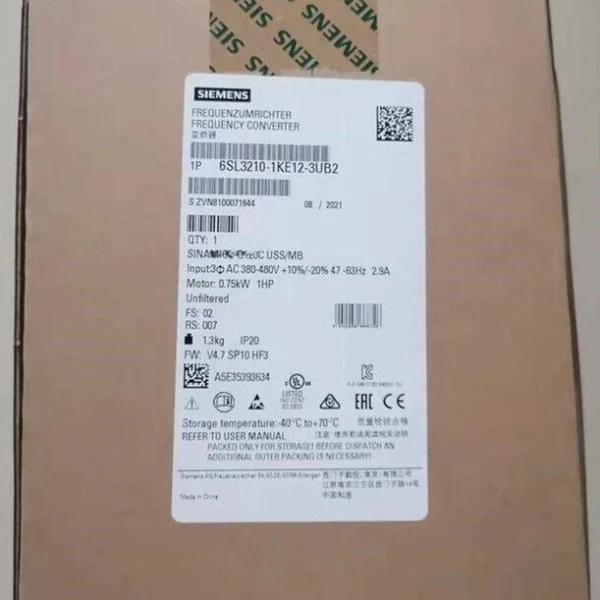 6SL3210-1KE12-3UB2 NEW SIEMENS SINAMICS G120C RATED POWER 6SL3210-1KE12-3UB2