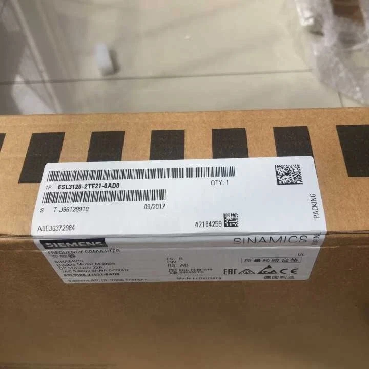 Siemens 6SL3120-2TE21-0AD0 SINAMICS S120 Dual Motor Module 6SL3 120-2TE21-0AD0 1 s l800 575