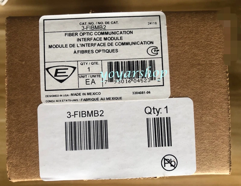 3-FIBMB2 Fire mainframe Fibre-optic communication card brand new Fast Shipping 1 s l800 6015