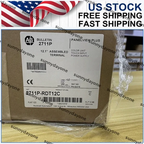2711P-RDT12C Sealed NEW PLC 2711P-RDT12C Ser C PanelView Plus US AB