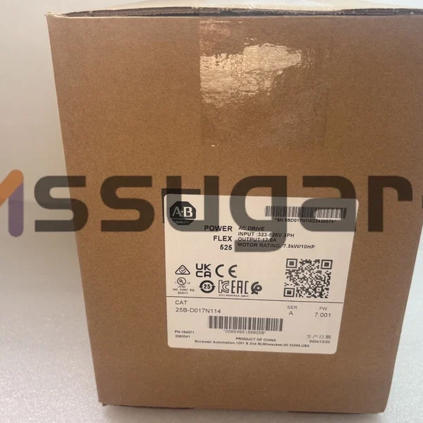 Allen Bradley 25B-D017N114 PowerFlex525 7.5kW10HP AC Drive New Factory Sealed