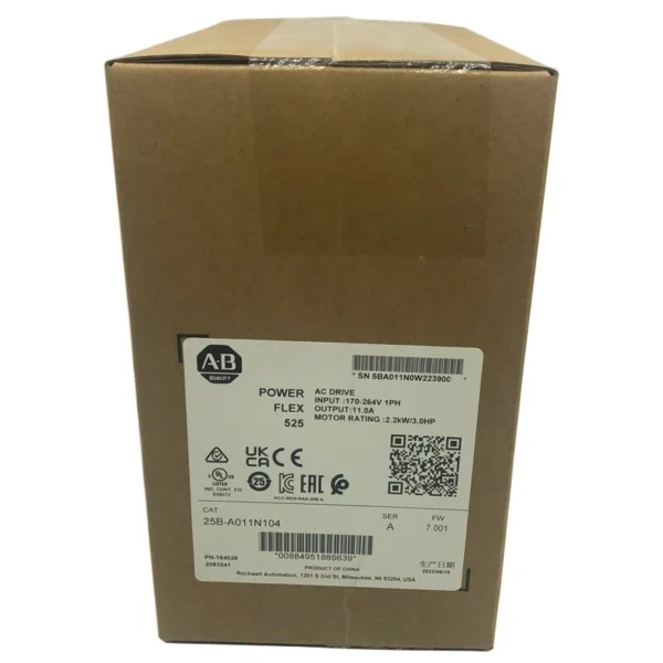 25B-A011N104 PowerFlex 525 AC Drive 25BA011N104 New Original In Stock