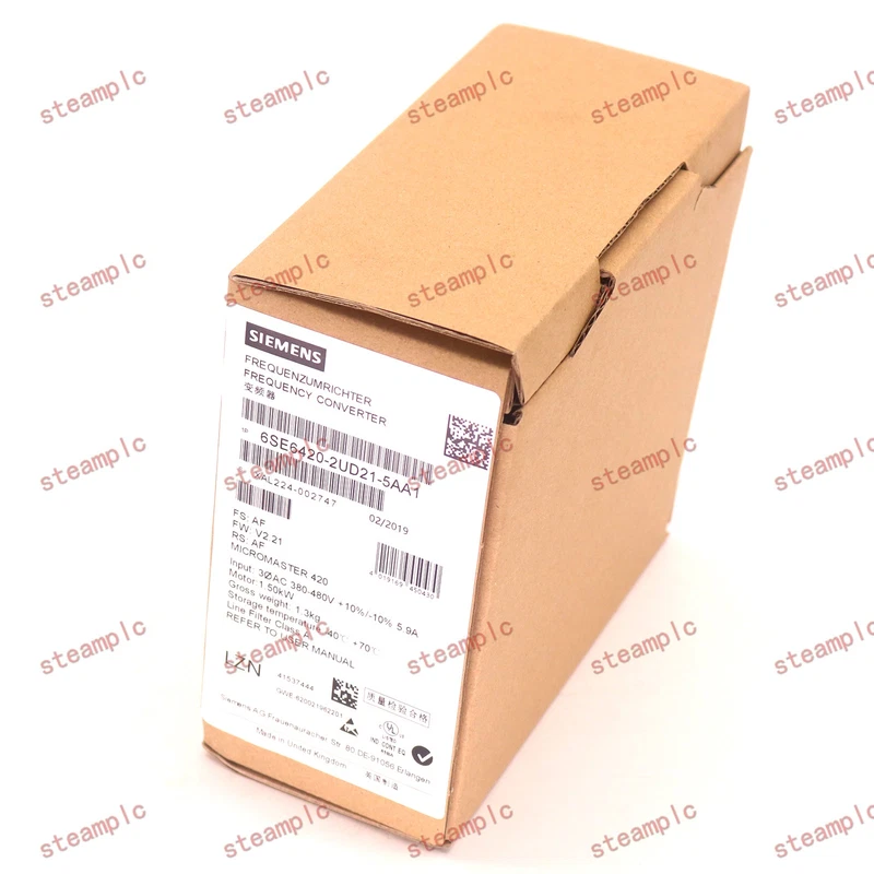 NEW SIEMENS MicroMaster 420 6SE6420-2UD21-5AA1 Drive IN BOX free shipping 1 s l800 892