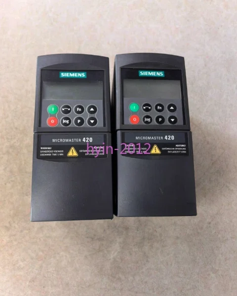 Used Siemens MM420 inverter 6SE6420-2UC17-5AA1 0.75KW 220V