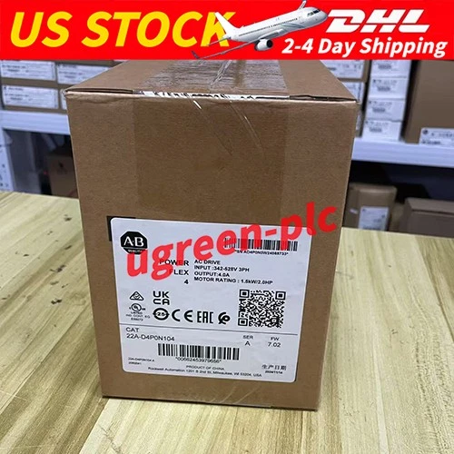 2025 Production AB 22A-D4P0N104 PowerFlex 4 1.5kW 2.0HP AC Drive NEW