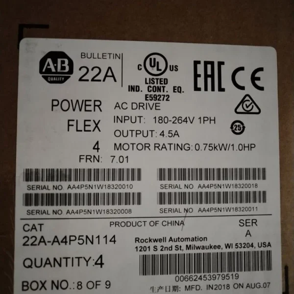 NEW 22A-A4P5N114 Free ship DHL or EMS