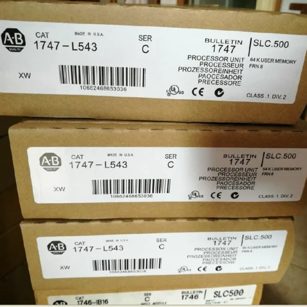 Allen Bradley 1747-L543 C SLC 500 504 PLC Processor 64KDH+RS232 TESTED