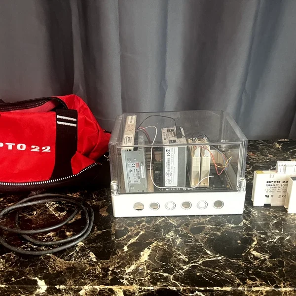 Opto 22 SNAP PAC R1 PLC/PAC, SNAP-PAC-RCK4 Rack, and I/O Kit with Opto 22 Bag