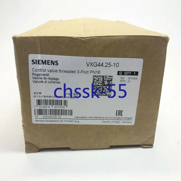 Siemens VXG44.25-10 3-port Valves Brand New