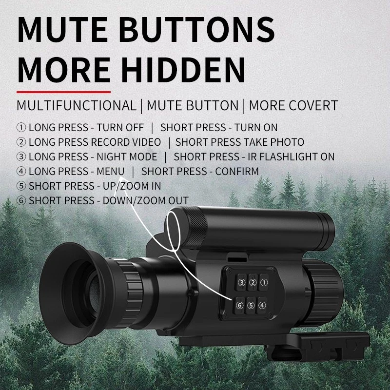 850nm/940nm IR High Definition 1080P Night Vision Scope Day and Night Use 1 s l800 1574