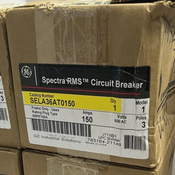(1 pcs) GE Circuit Breaker SELA36AT0150 150A 600AC 3P
