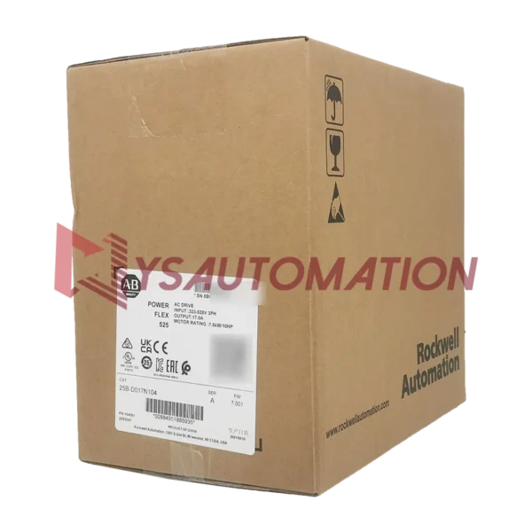 Allen Bradley25B-D017N104 PowerFlex 525 7.5kW 10Hp AC Drive Variable Frequency