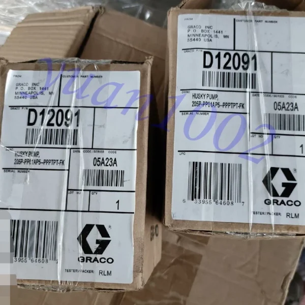 NEW Graco D12091 Pneumatic diaphragm pump Husky 205 Fast FedEx or DHL