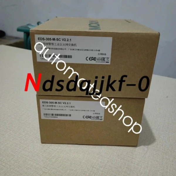 MOXA EDS-305-M-SC Ethernet Industrial Switch Brand New Shipping DHL or FedEX