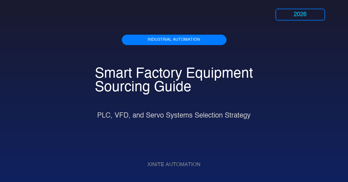 smart factory sourcing guide 2026